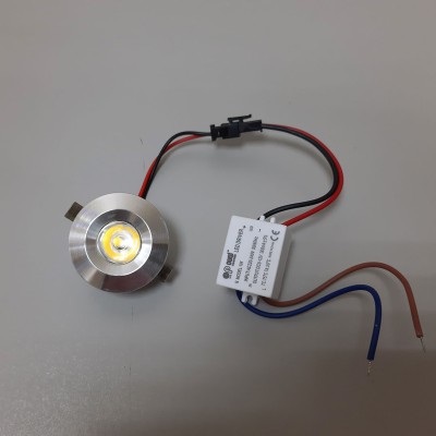լամպի շրջանակ LED XV030  կլոր WT