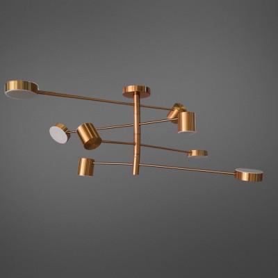 ջահ LED CR004-8 big gold  KG214-2-49